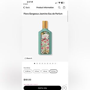 Brand new Gucci floral gorgeous jasmine